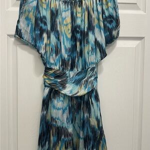 BCBGeneration Blue Asymmetrical Sundress